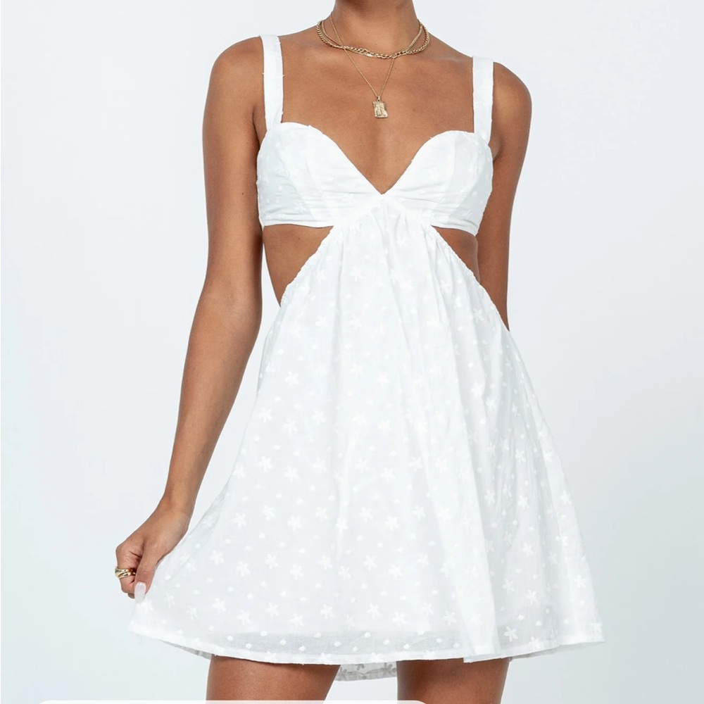 Princess Polly Khalia White Mini Dress